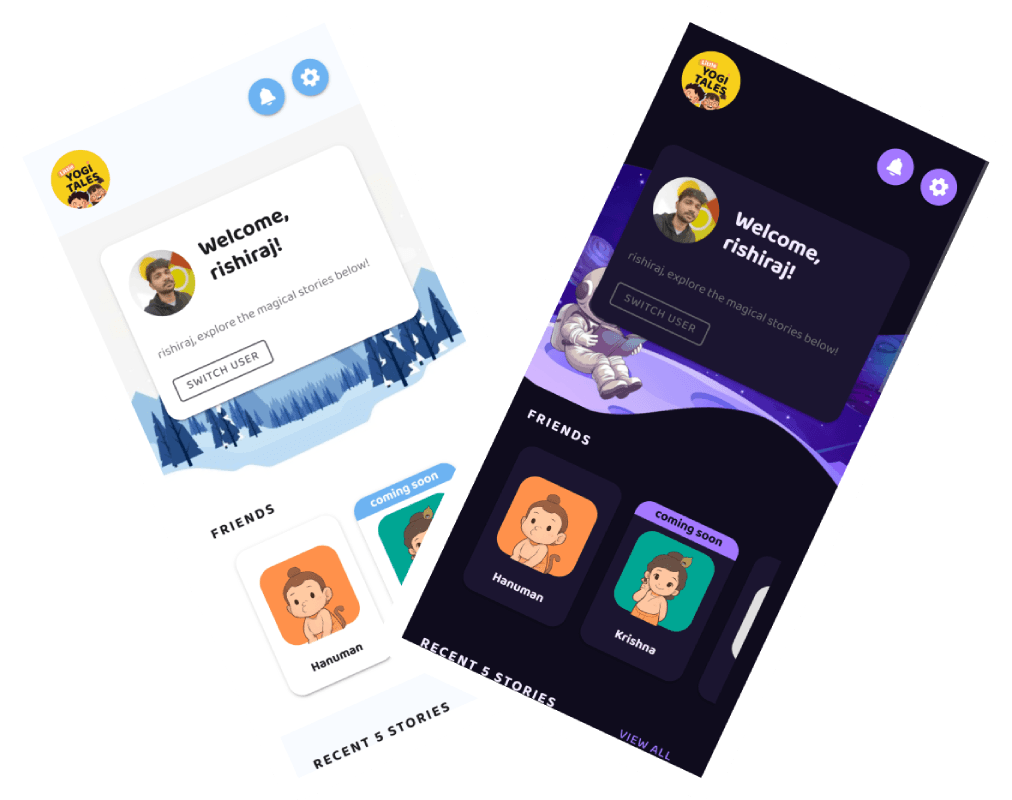 Little Yogi Tales Mobile Screens